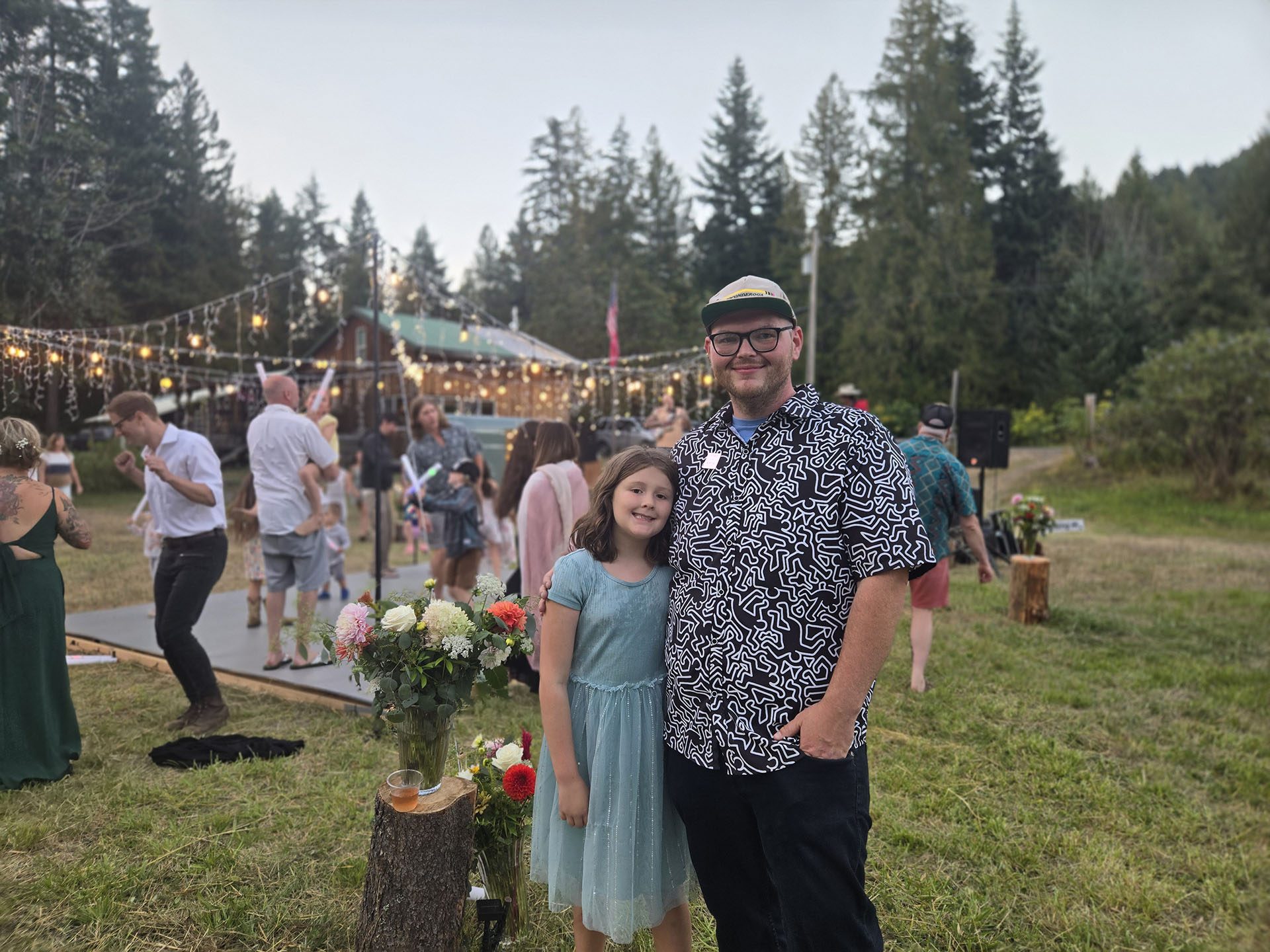 Matt Shank and his daughter