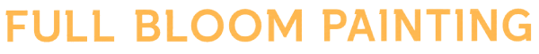 logo text full bloom painting