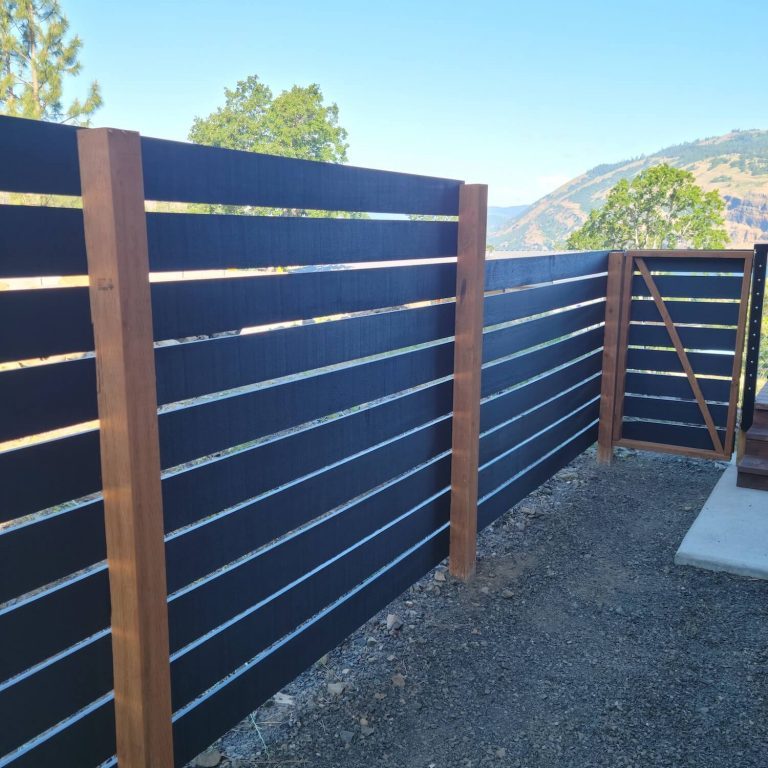 wood staining on a Hood River, OR deck by Full Bloom Painting